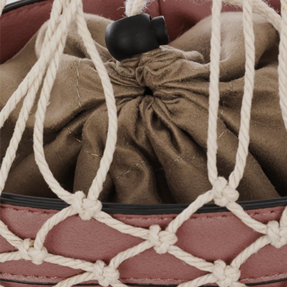 Nautical Netted Rope Bucket Hand Bag - Picture 3 of 6